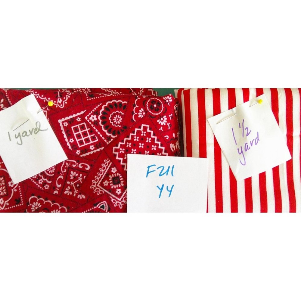 Fabric * Multiple Pieces of Fabric * Sewing * Quilting * Blankets * F211 yy